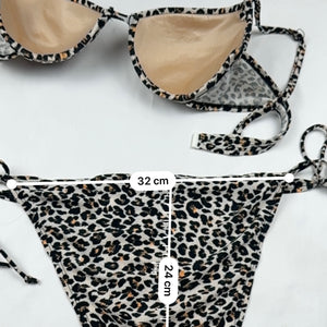 Brown panther bikini set (XL)