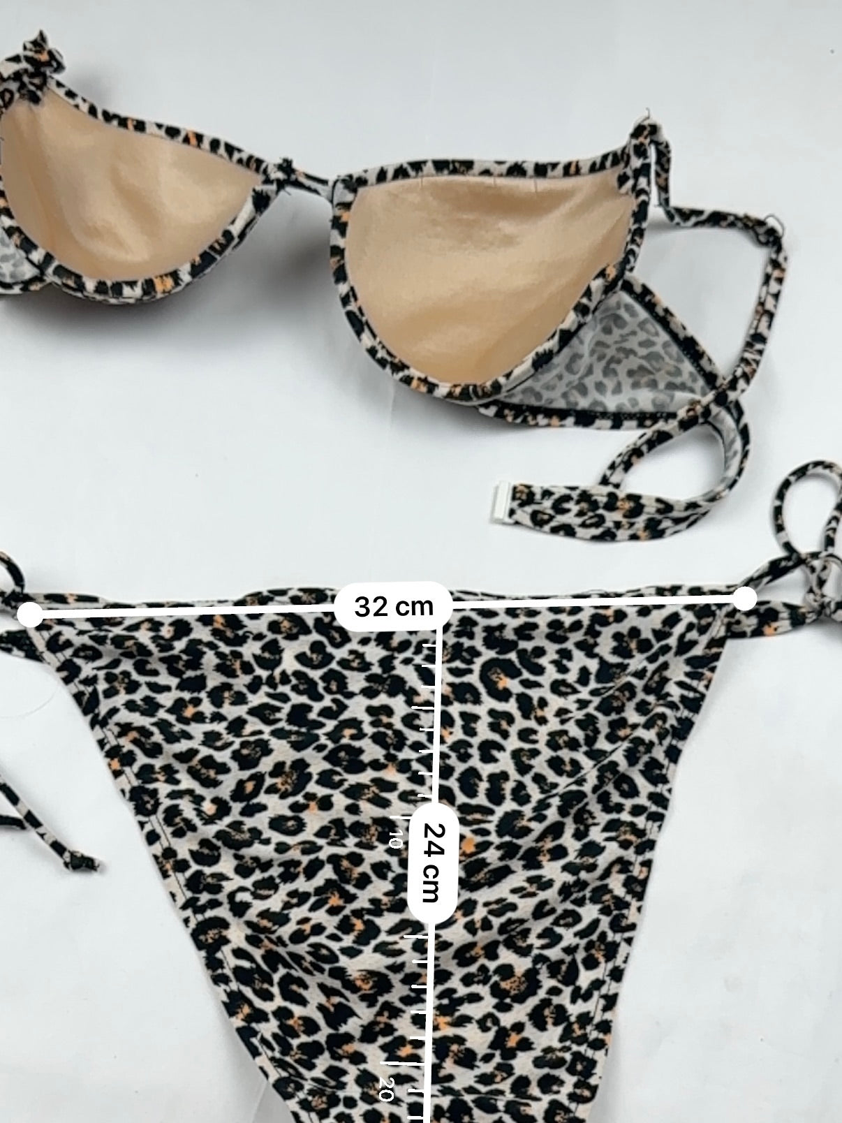 Brown panther bikini set (XL)