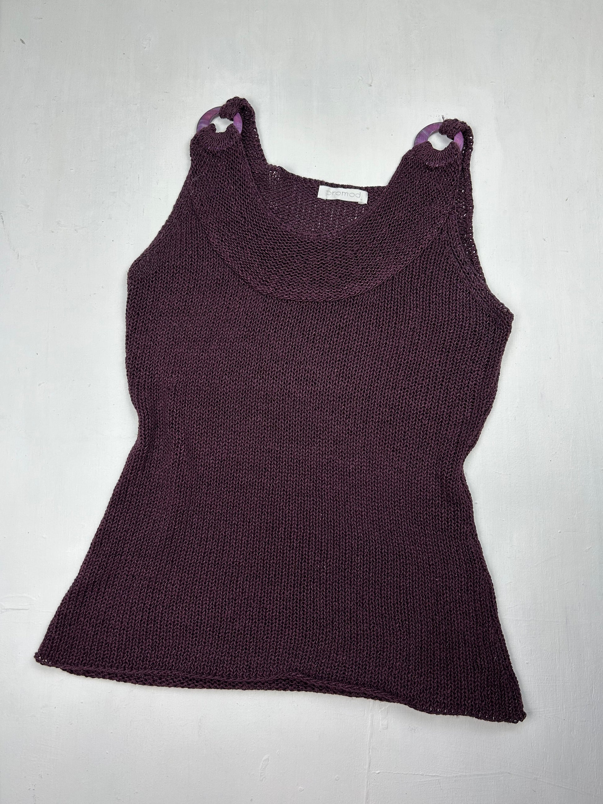 Knitted summer cami  top (S/M)