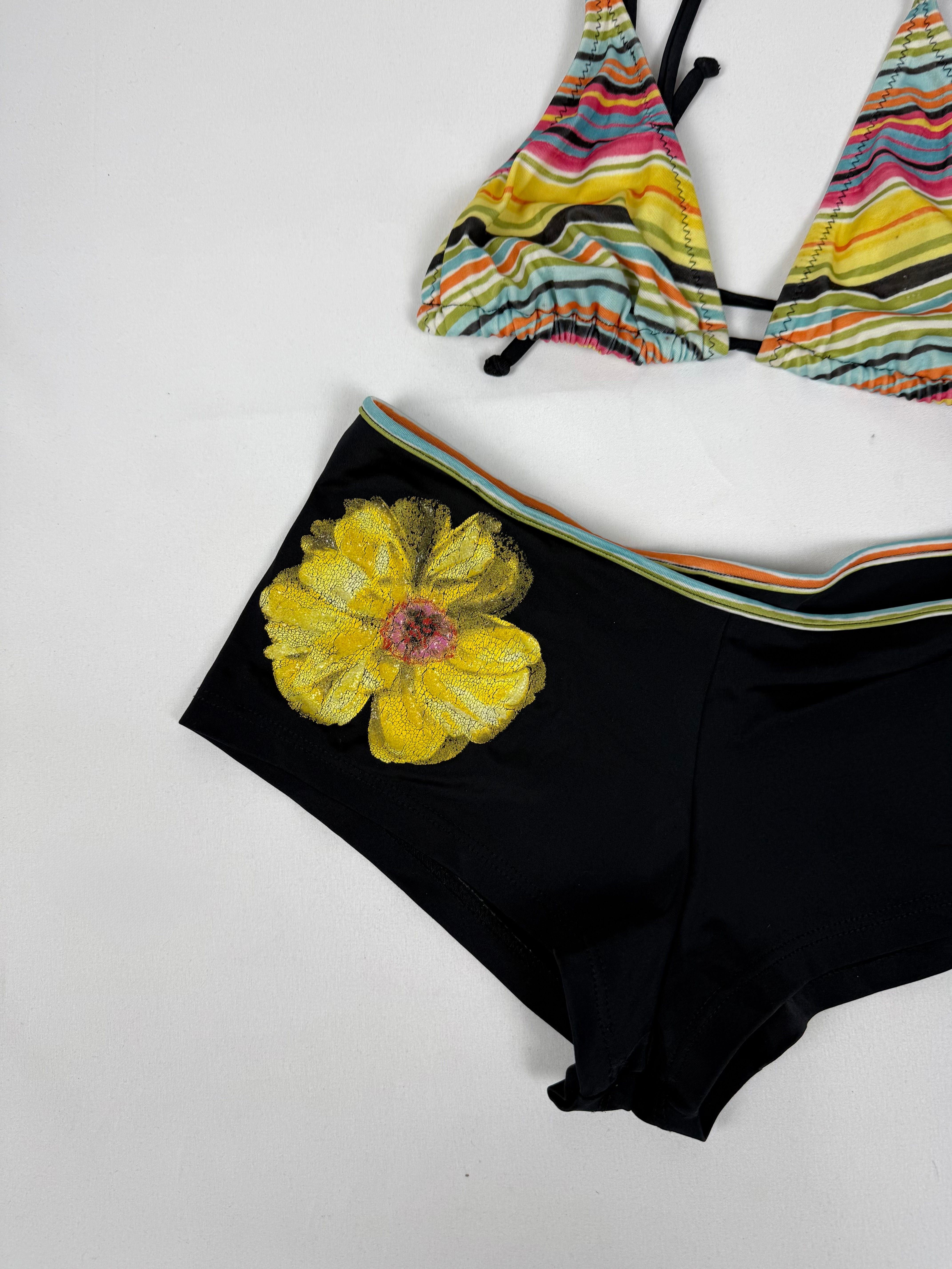 Multicolor shorty bikini set (M)