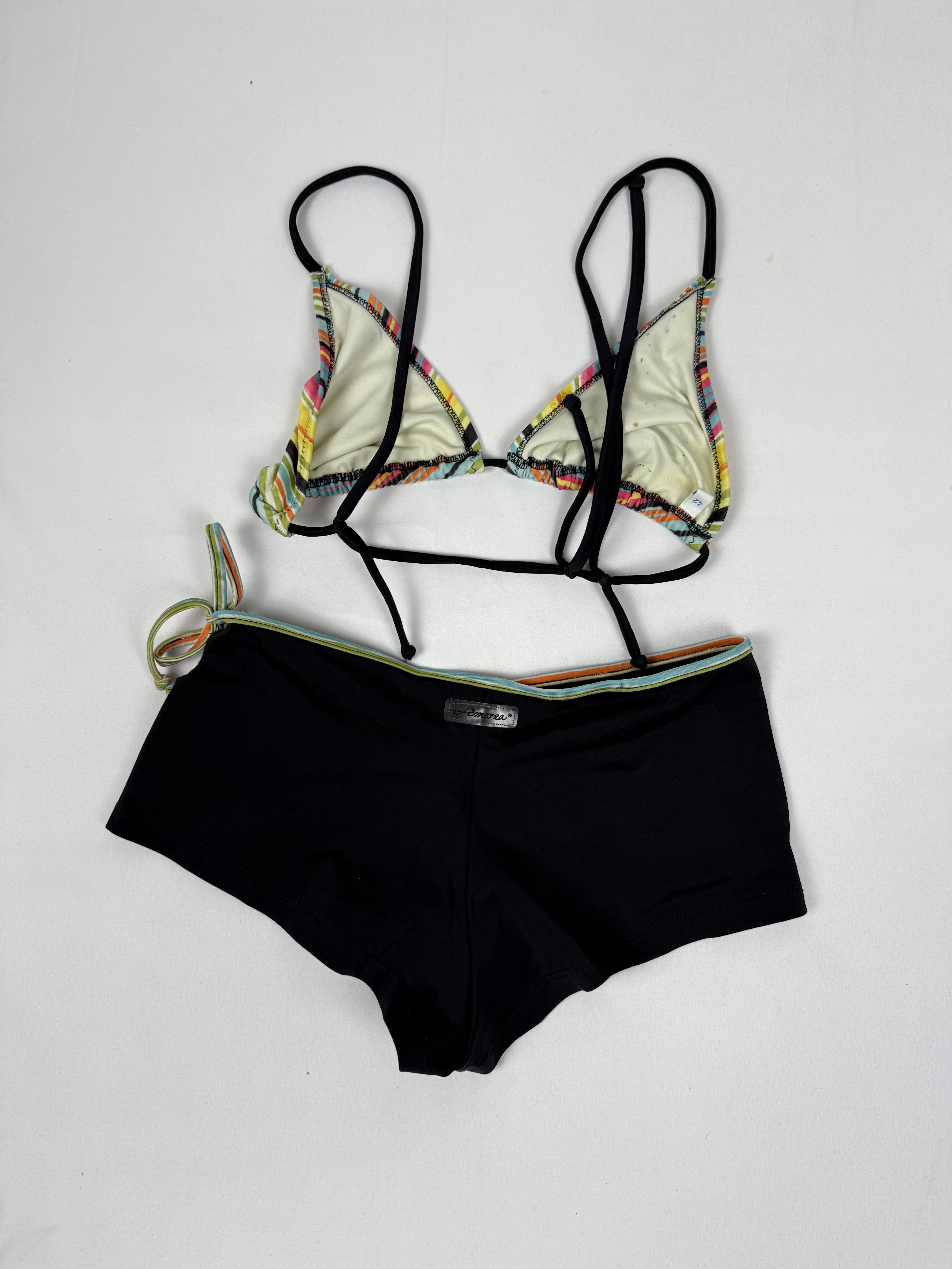 Multicolor shorty bikini set (M)