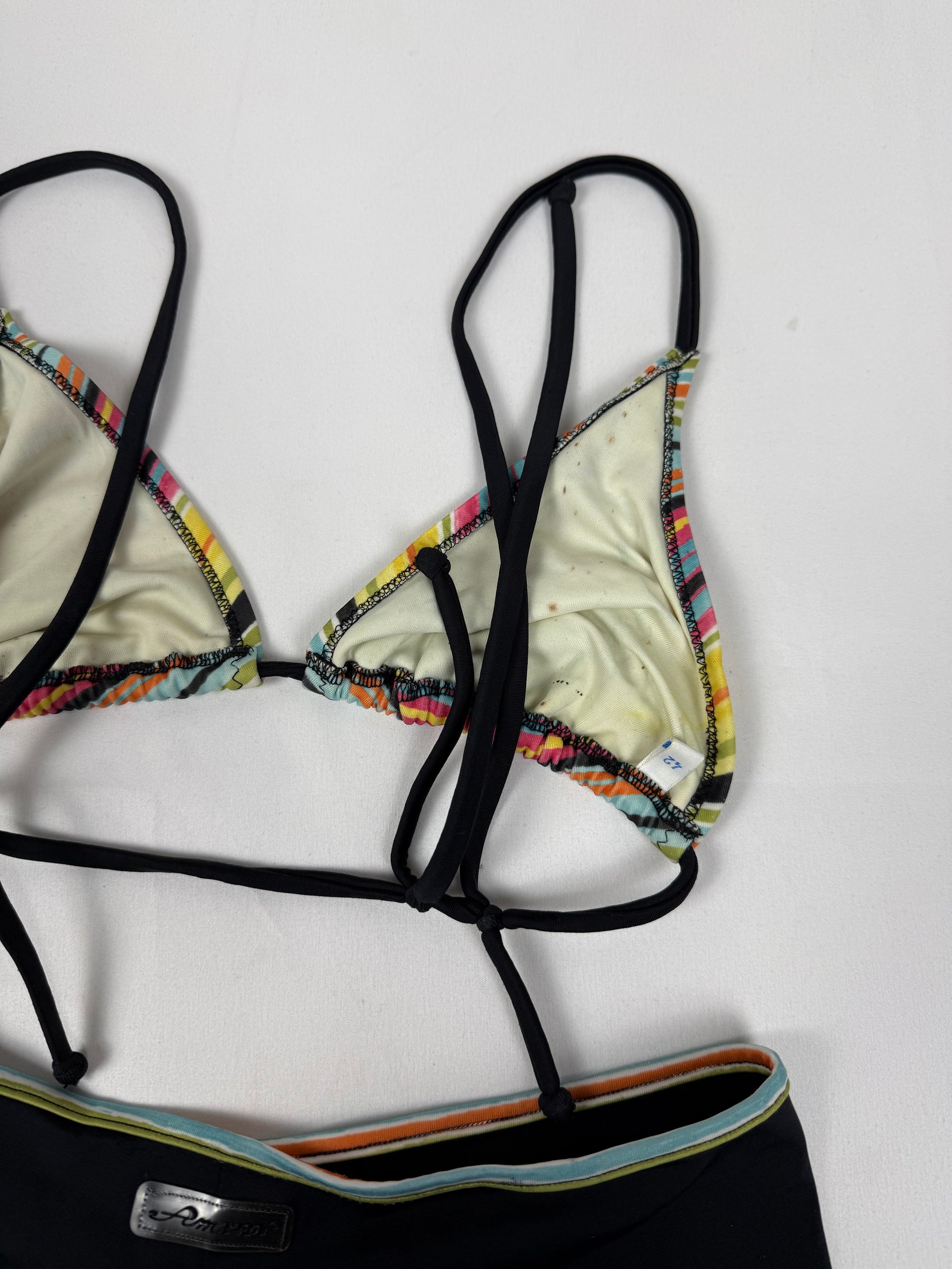 Multicolor shorty bikini set (M)