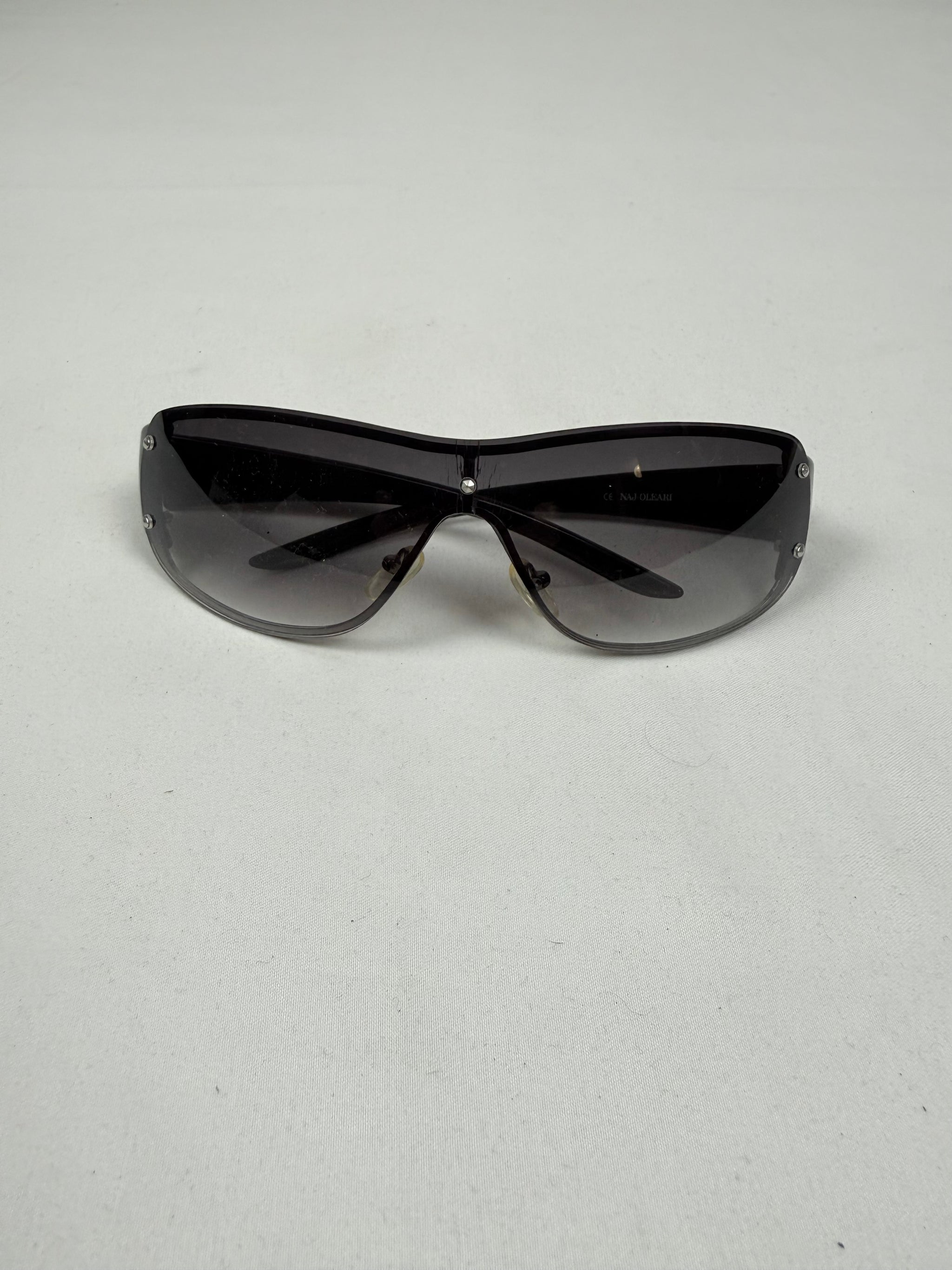 Black shield sunglasses