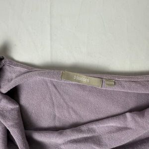 Lilac off shoulder cotton jumper (M/L)