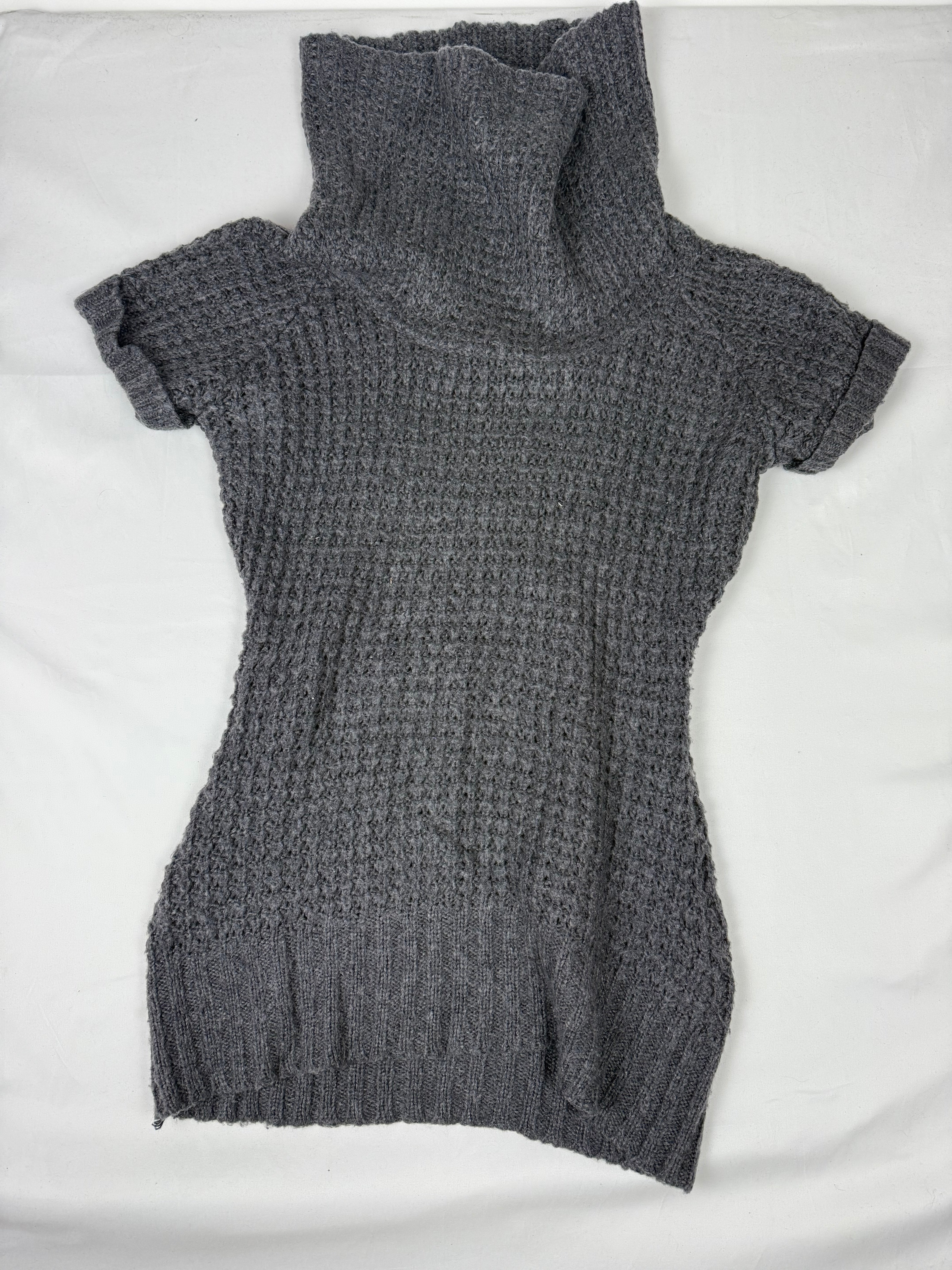Grey turtleneck jumper dress (M/L)