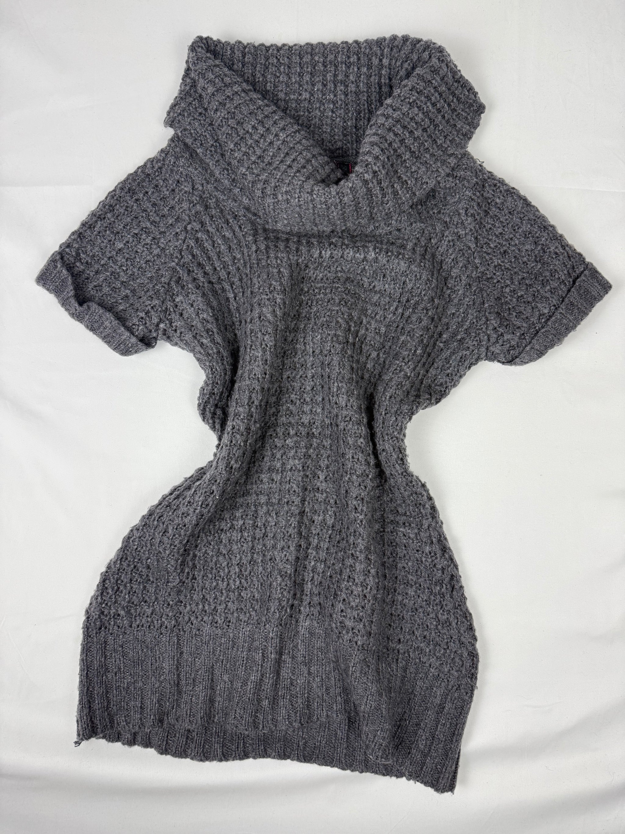 Grey turtleneck jumper dress (M/L)