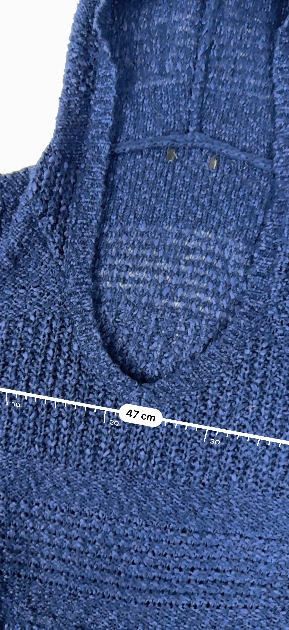 Navy hooded jumper (XL)