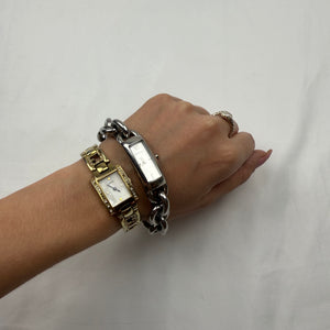 Vintage gold inox  jewelry watch