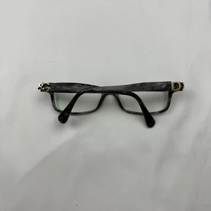Grey 2000s office glasses (with prescription)
