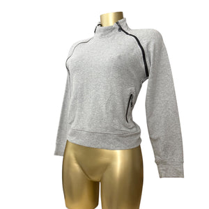 Grey zip up sweatshirt (S/M)