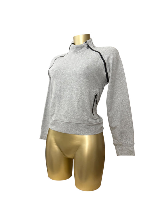 Grey zip up sweatshirt (S/M)