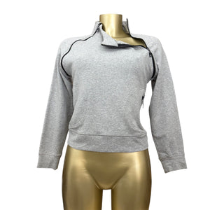 Grey zip up sweatshirt (S/M)
