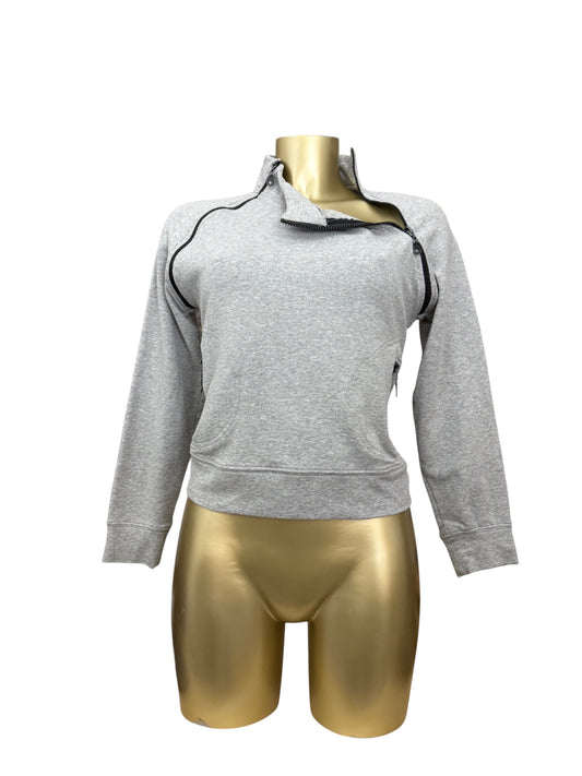 Grey zip up sweatshirt (S/M)