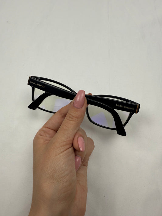 Black 2000s office glasses (with prescription)