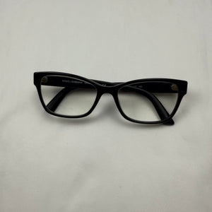 Black 2000s office glasses (with prescription)