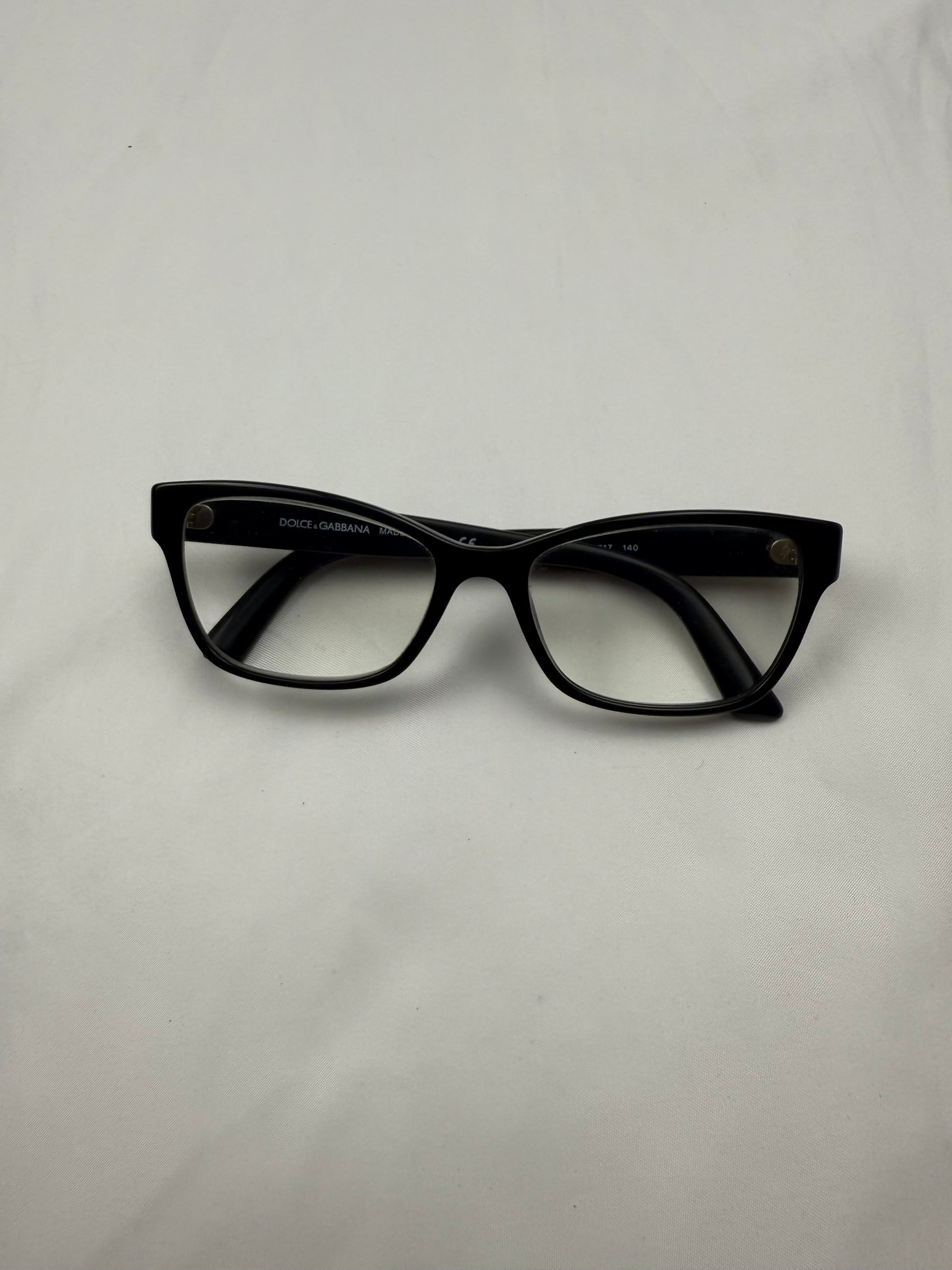 Black 2000s office glasses (with prescription)