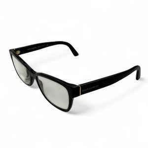 Black 2000s office glasses (with prescription)