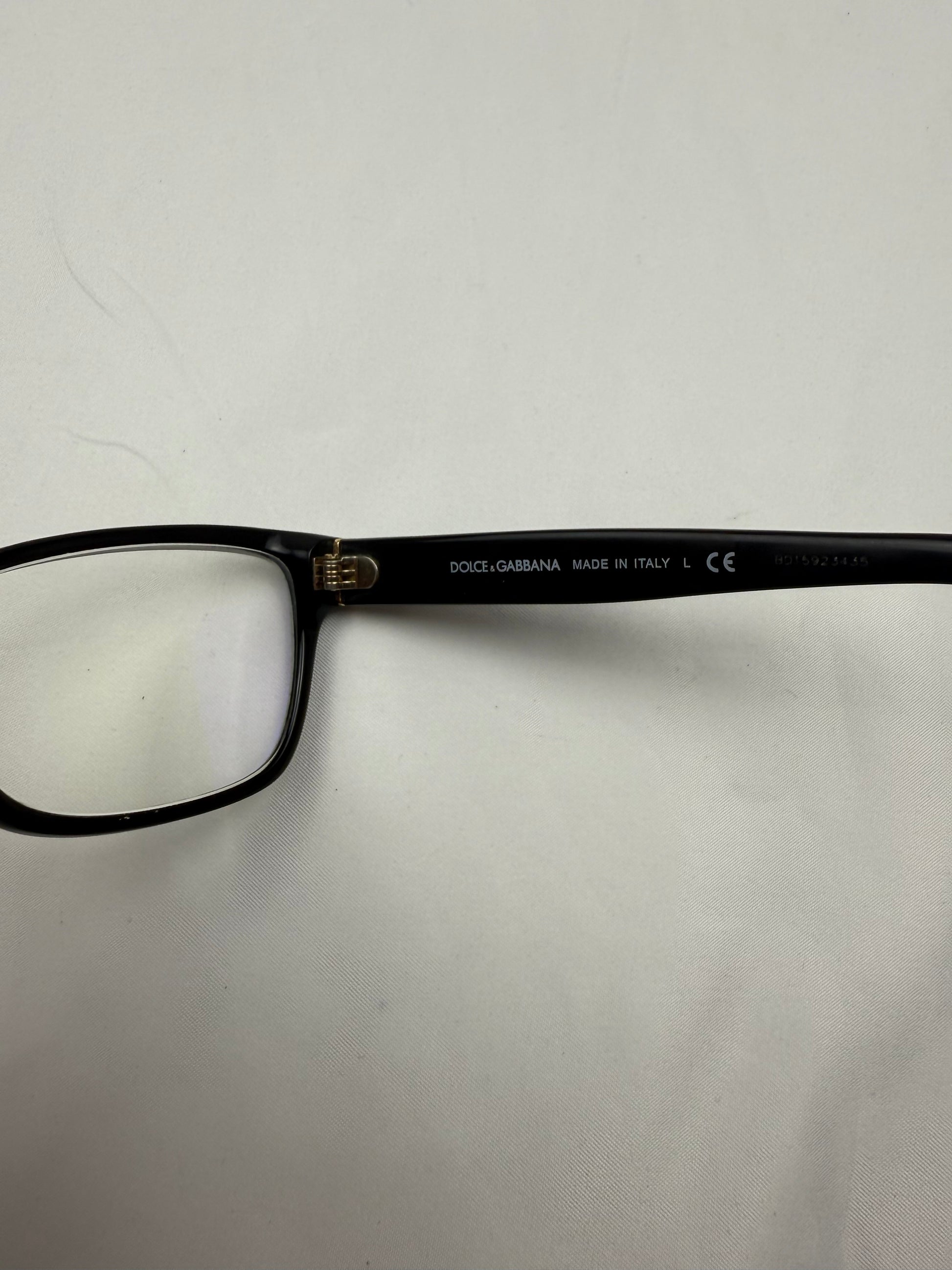 Black 2000s office glasses (with prescription)