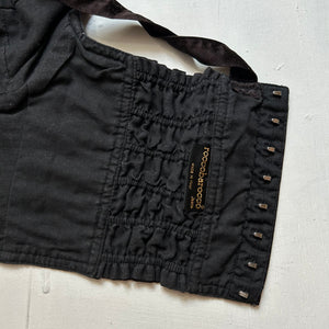 Black buckle belt bustier cami top (S)