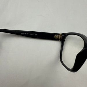 Black 2000s office glasses (with prescription)