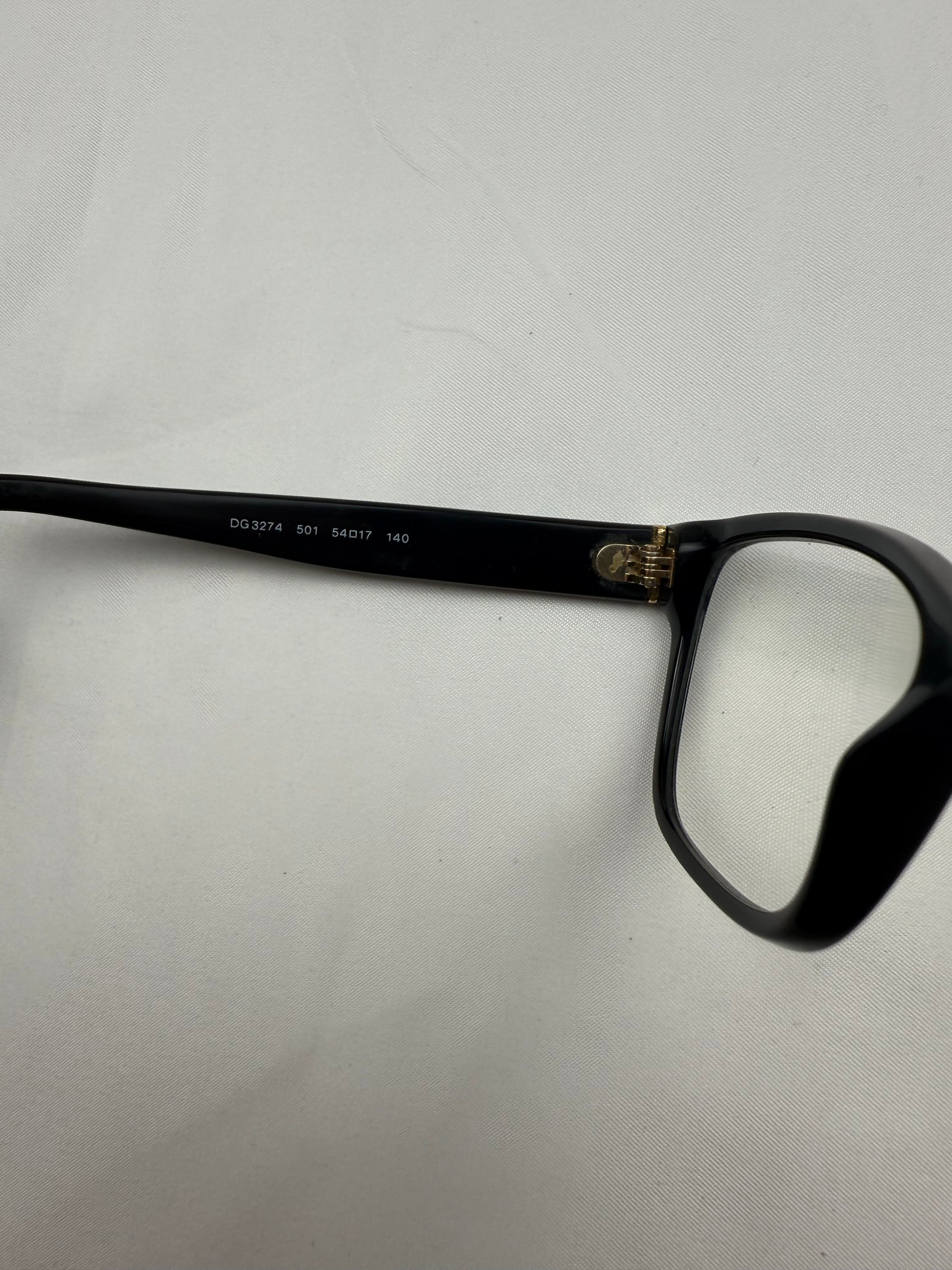 Black 2000s office glasses (with prescription)
