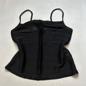 Black glitters cami top (S/M)