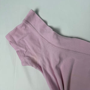 Baby pink off shoulder 100% cotton tee (L)