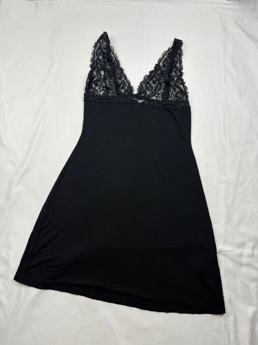 Black lace babydoll dress (S)