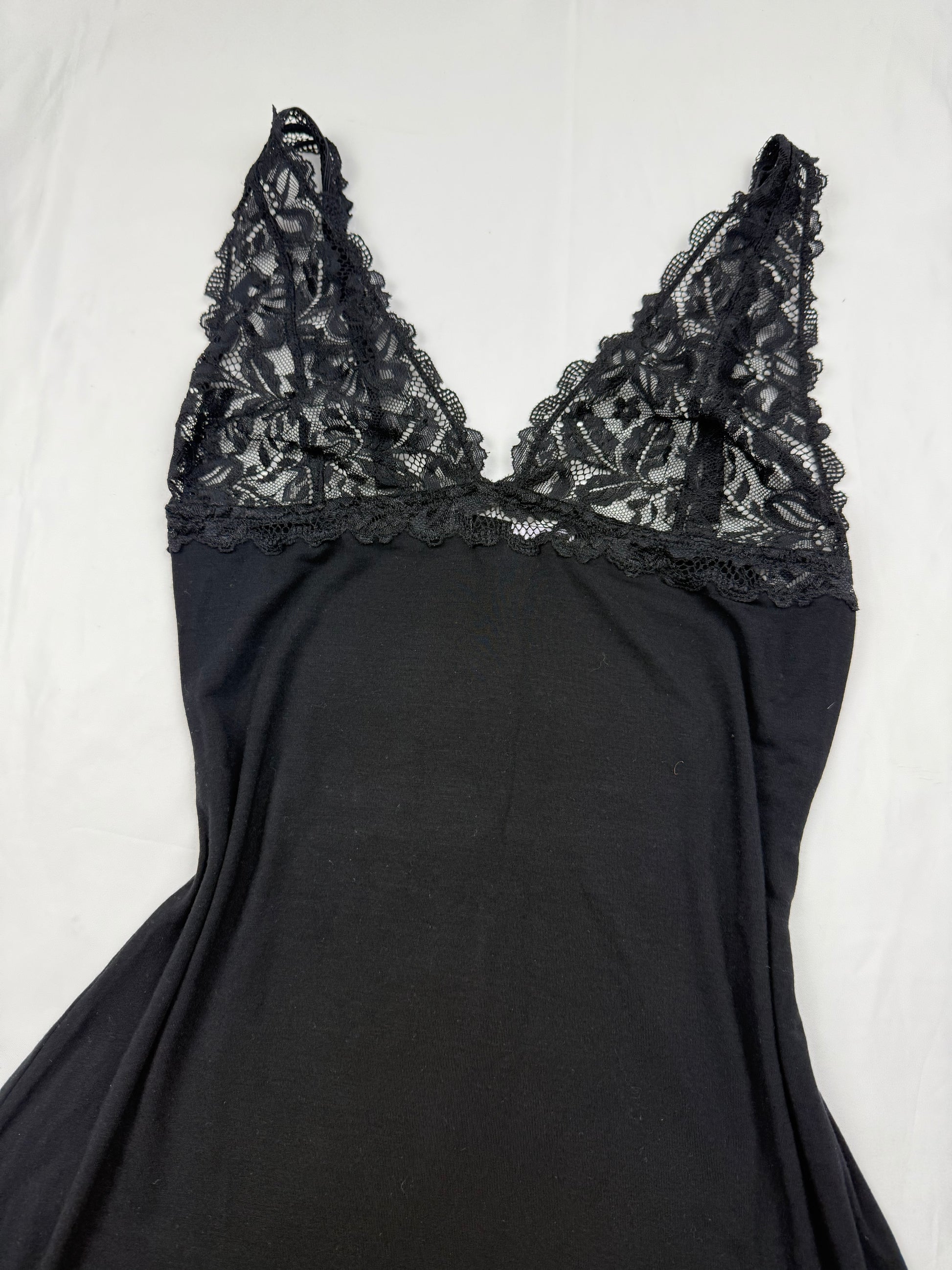 Black lace babydoll dress (S)