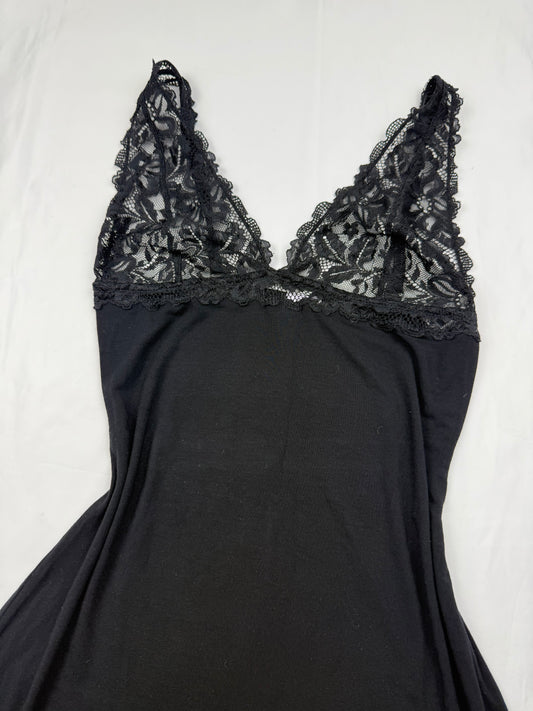 Black lace babydoll dress (S)