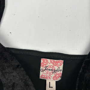 Black cotton cami top (M/L)