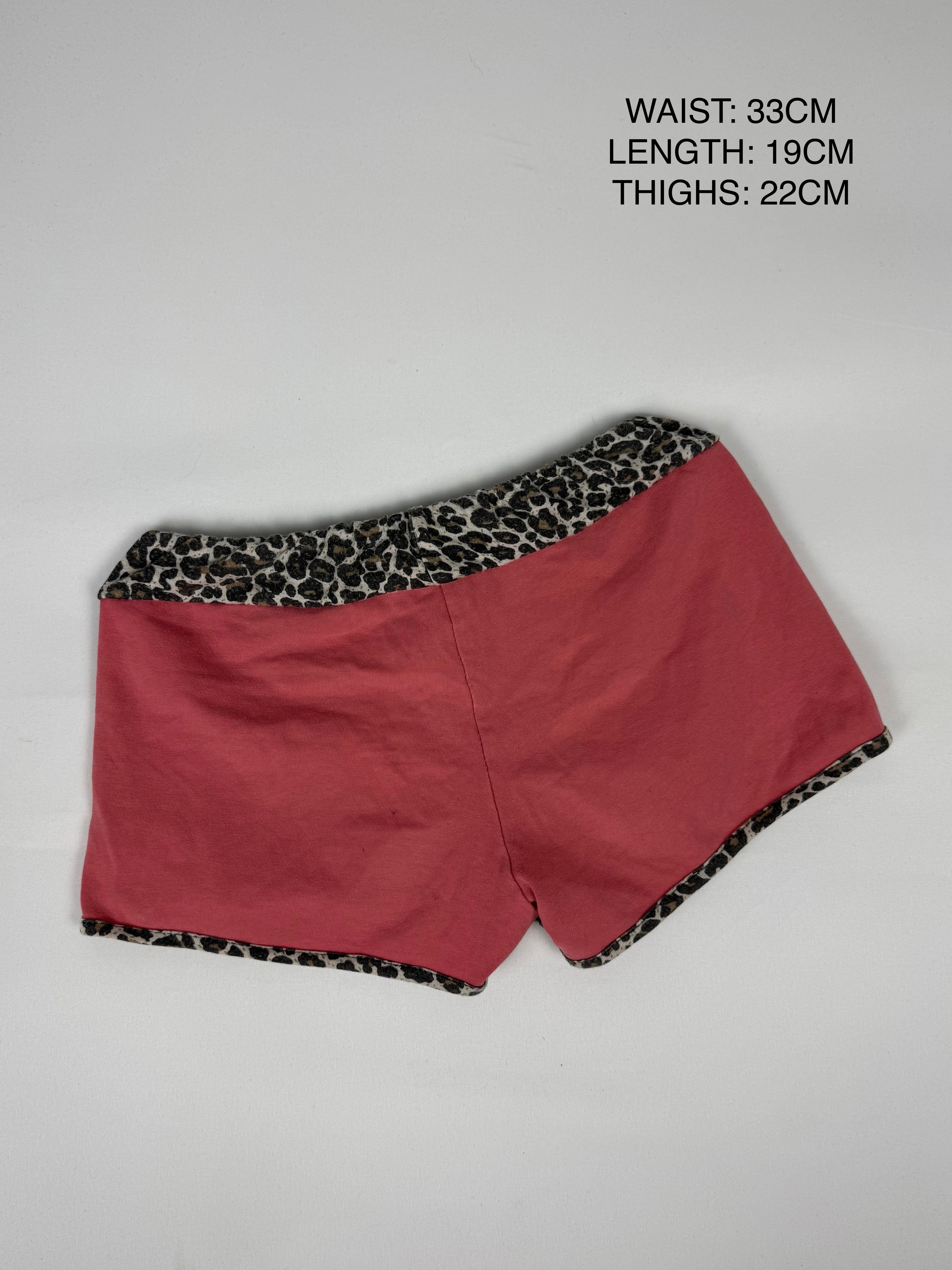 Animal pint pink mini short (S)