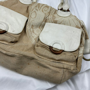 Beige  besace shoulder bag