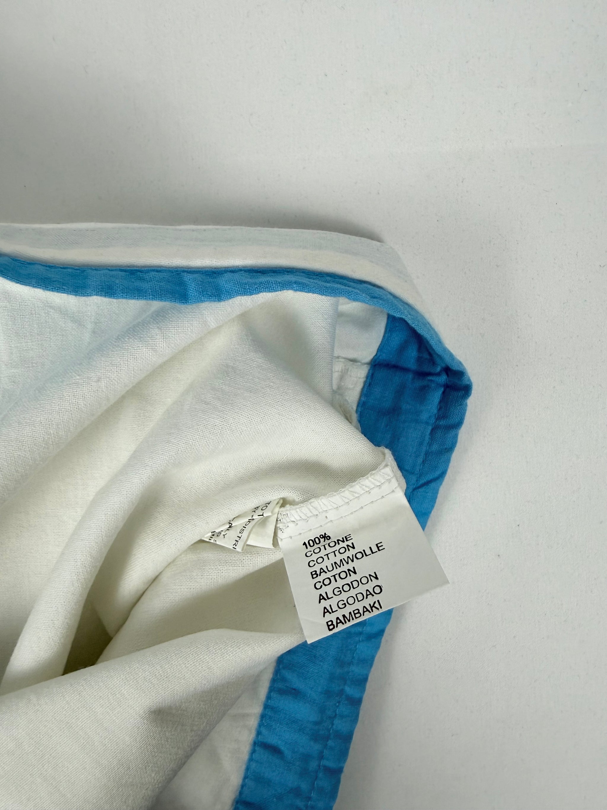 White low rise baggy pants (M/L)