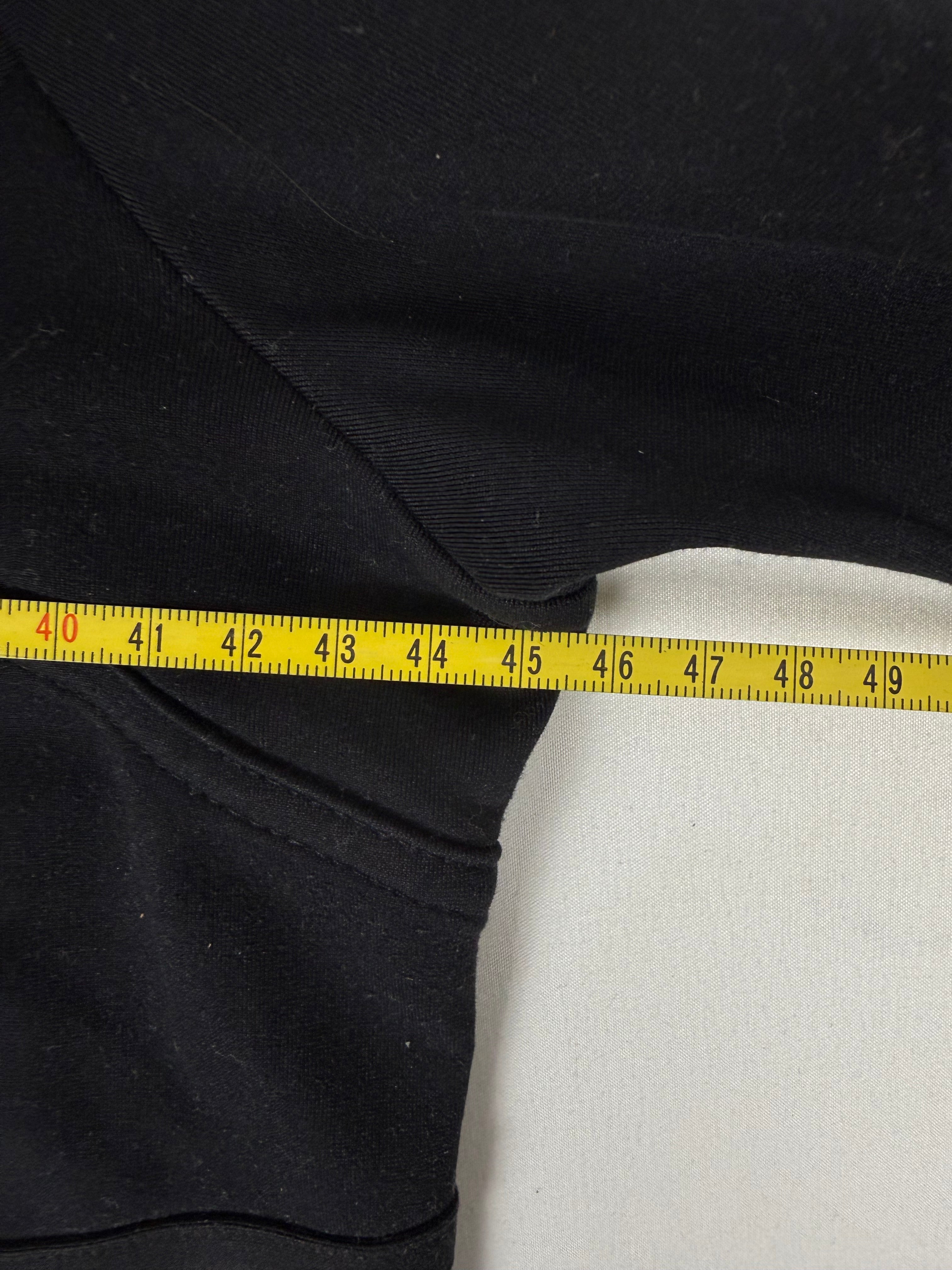 Black tie up long sleeves top (XL)