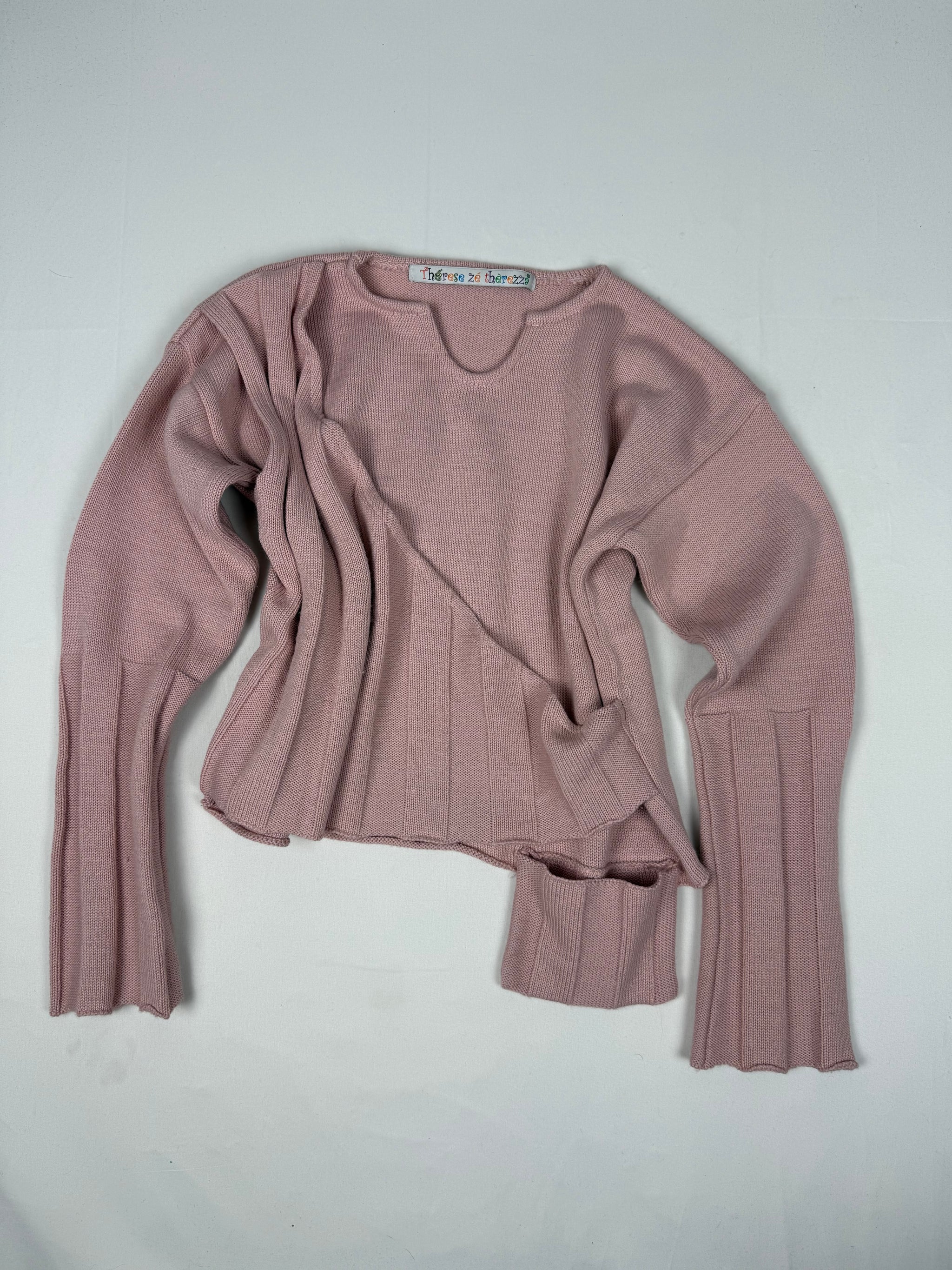 Pink pocket wool jumper (M/L)