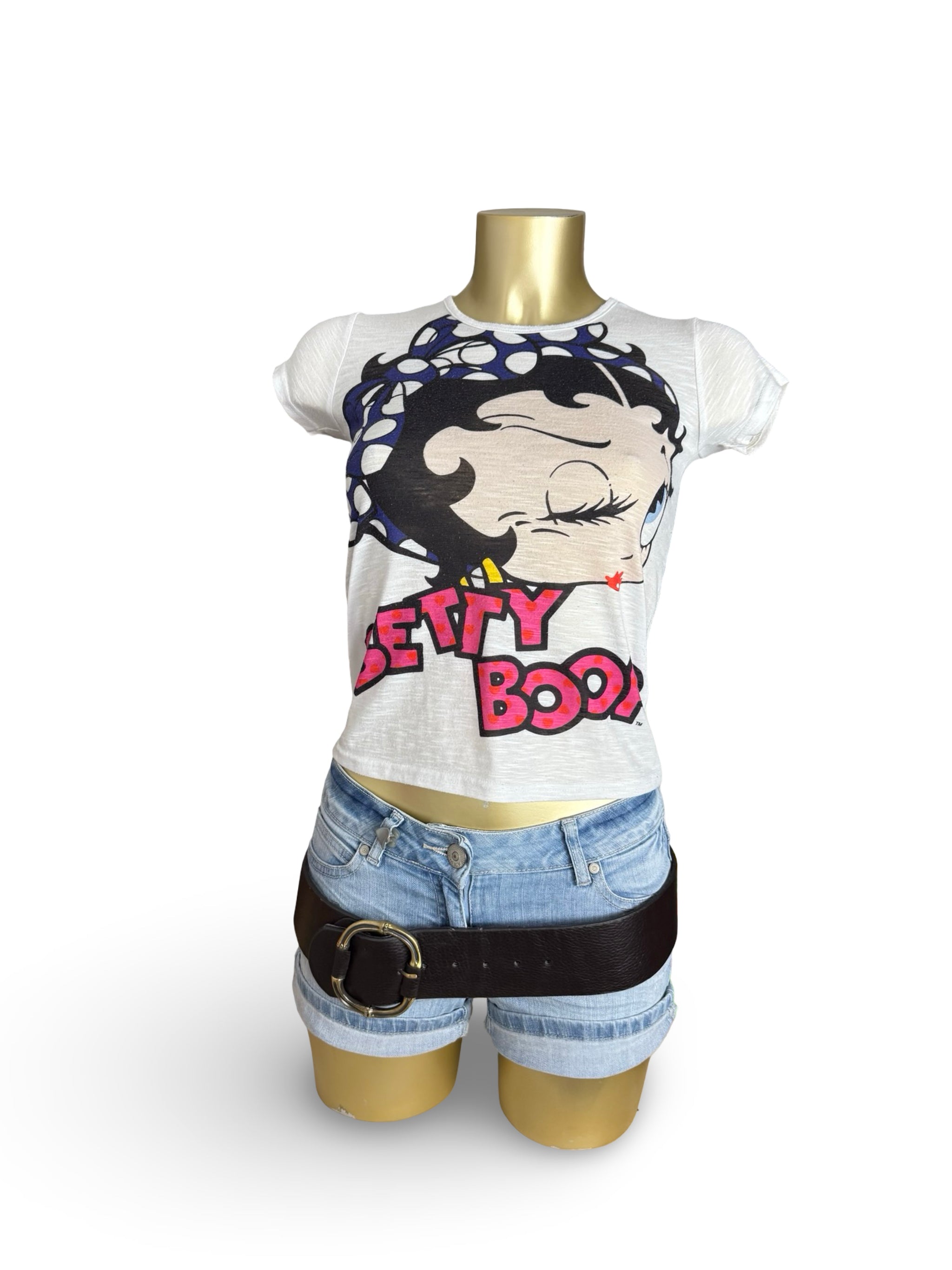 White graphic tee (S/M)