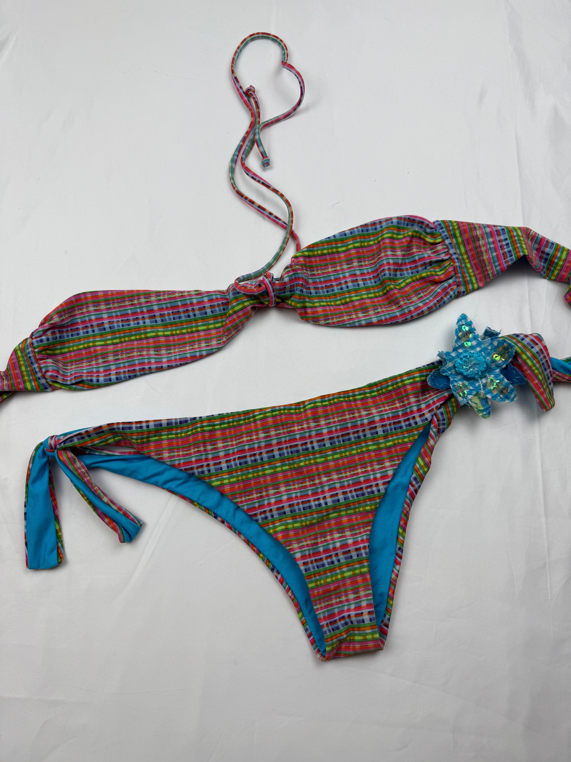 Multicolor low rise bikini set (M/L)