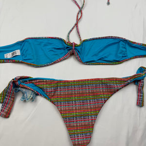 Multicolor low rise bikini set (M/L)
