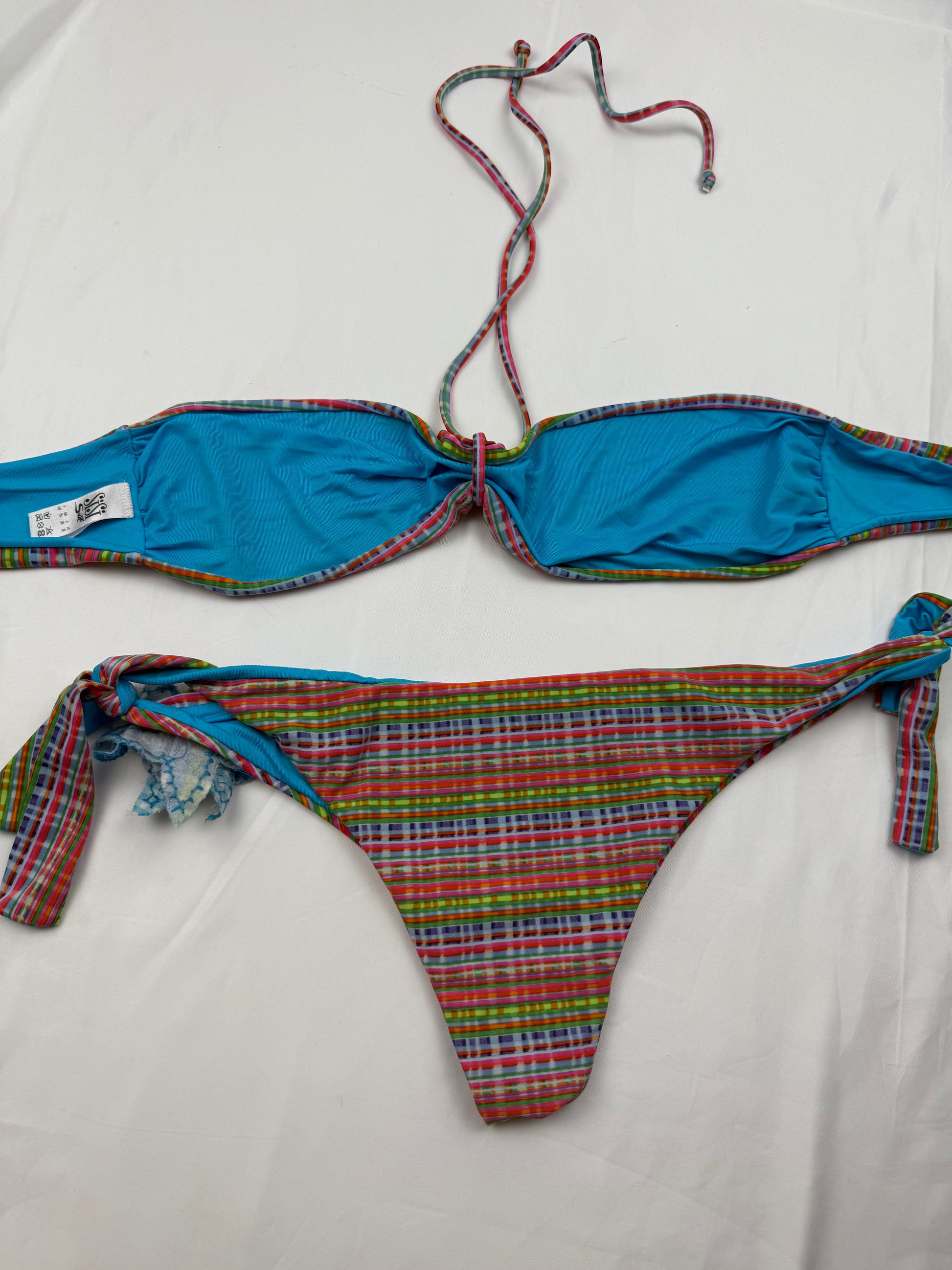 Multicolor low rise bikini set (M/L)