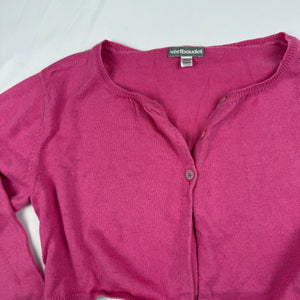 Pïnk cotton crop cardigan jumper (XS)