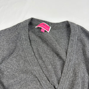 Grey tie up bolero jumper (S)