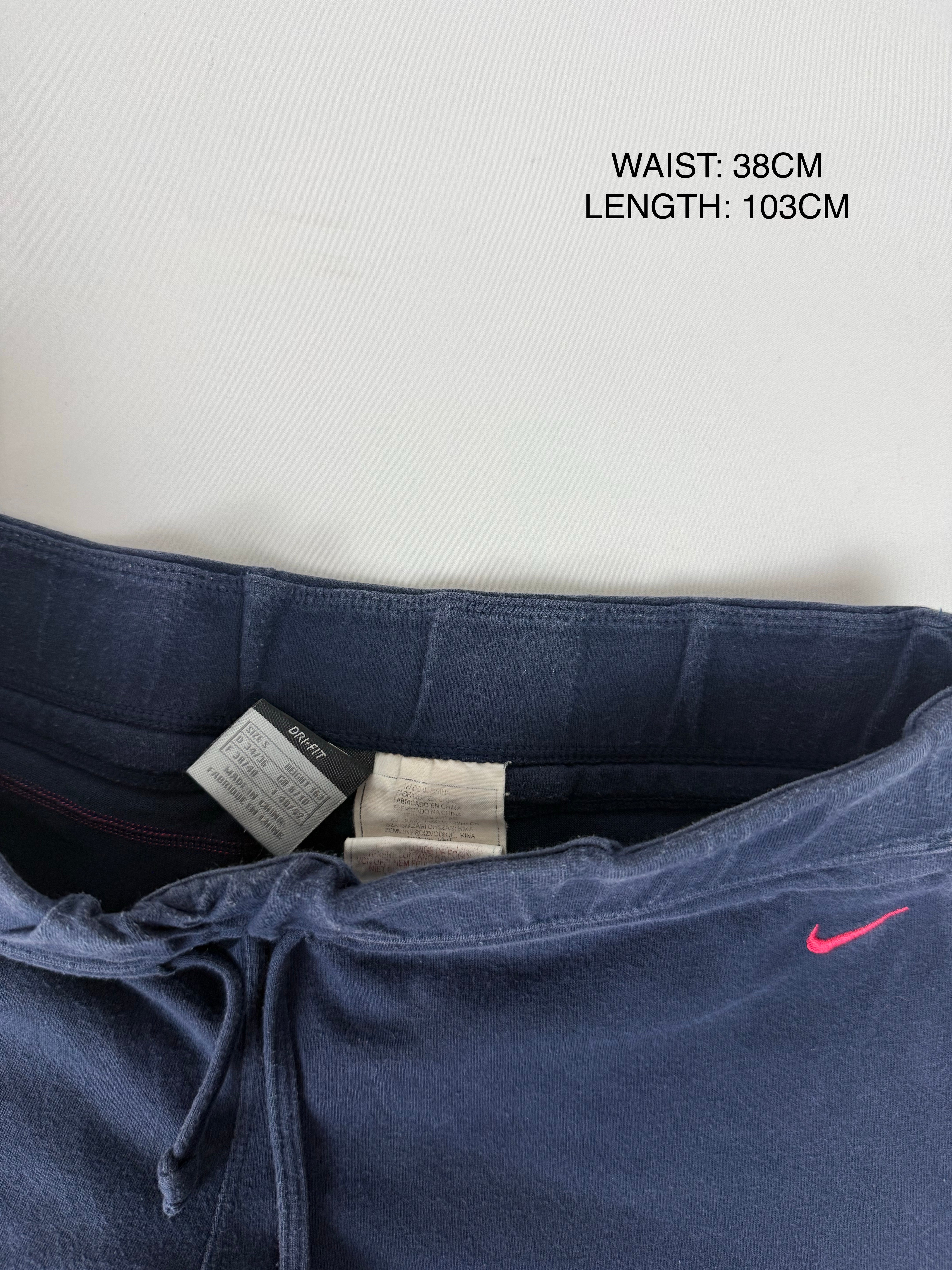 Navy cotton stretchy activewear pants (S)
