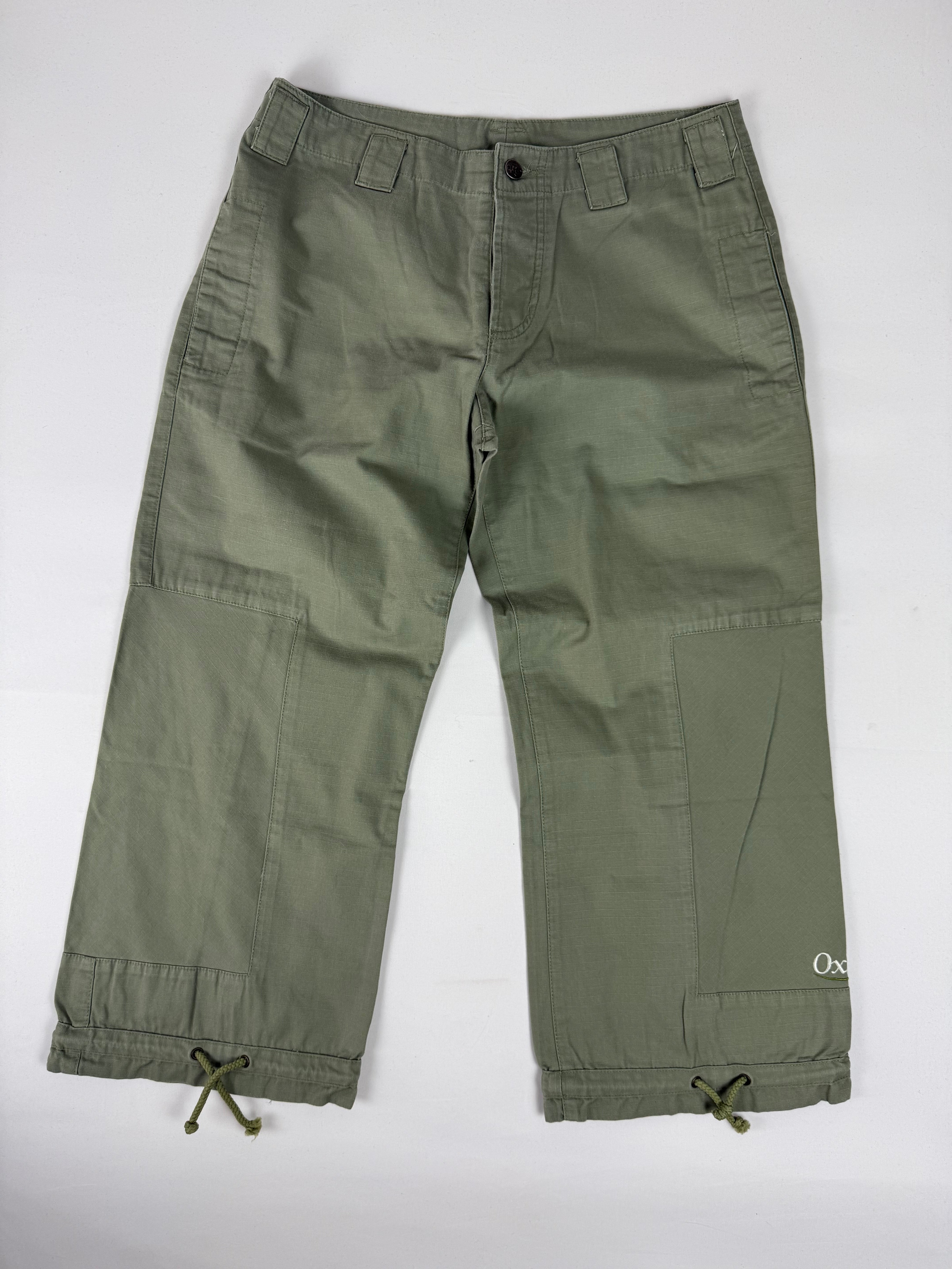 Khaki baggy capri pants (XL)