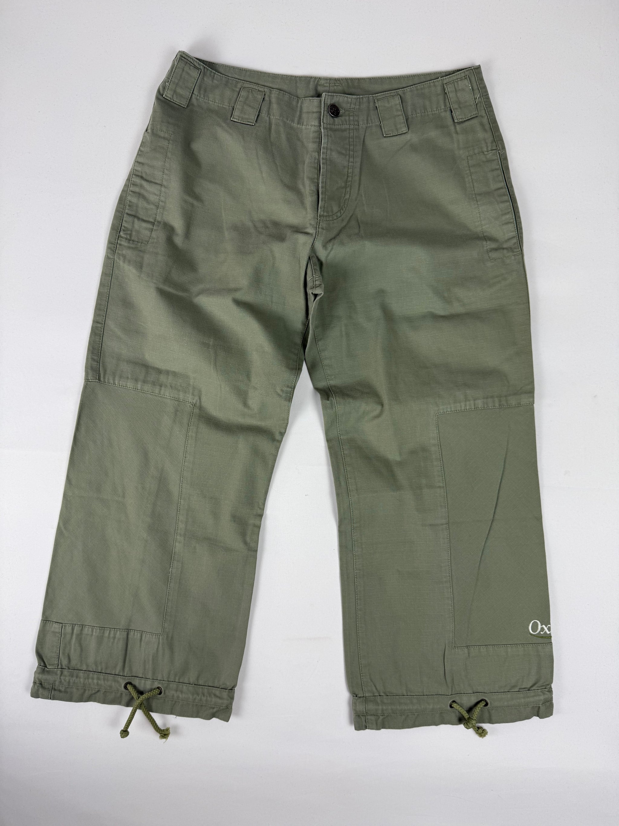 Khaki baggy capri pants (XL)