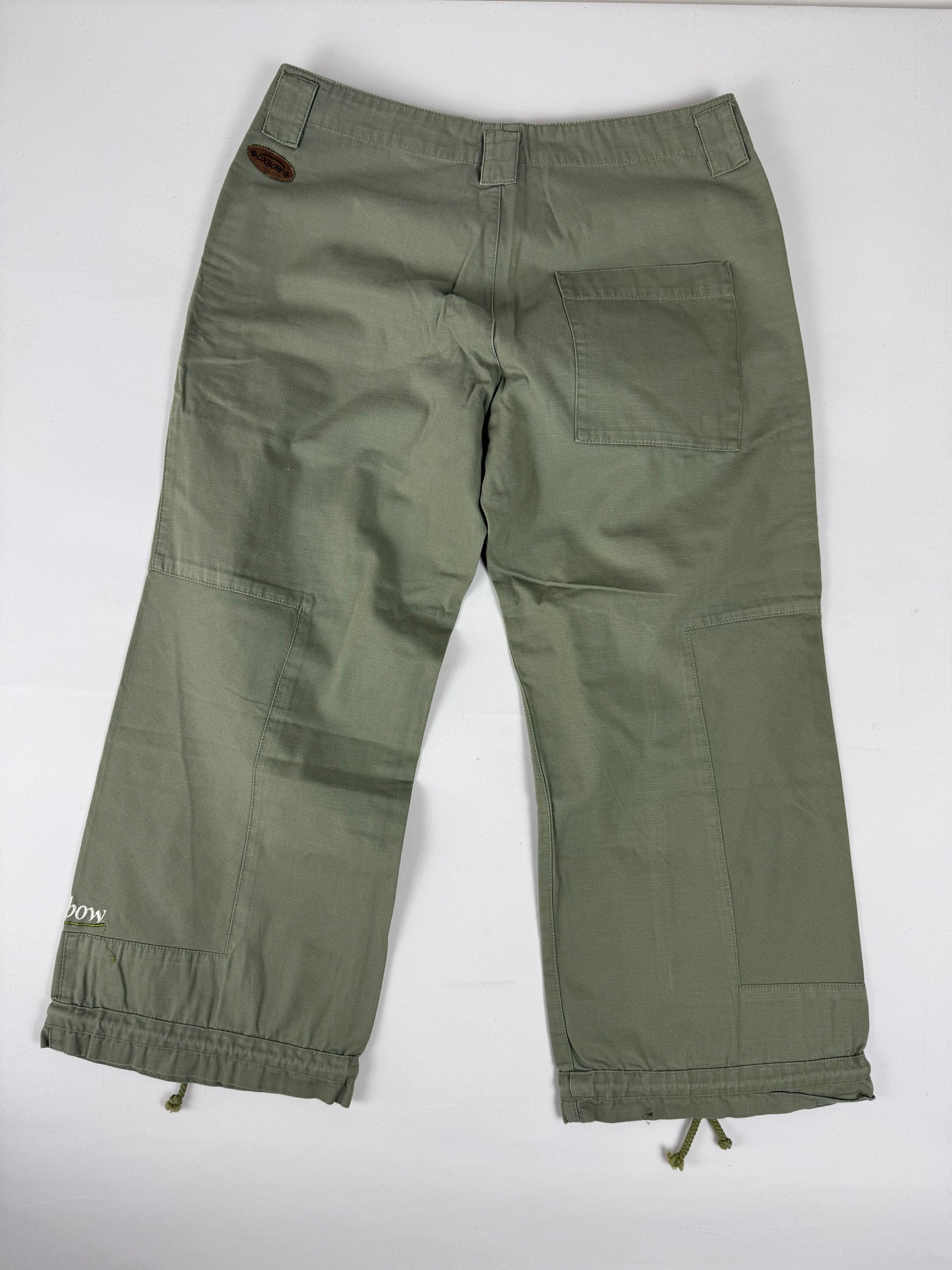 Khaki baggy capri pants (XL)