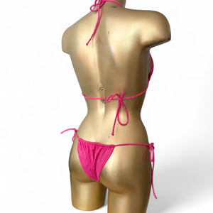 Pink glitters bikini set (S)