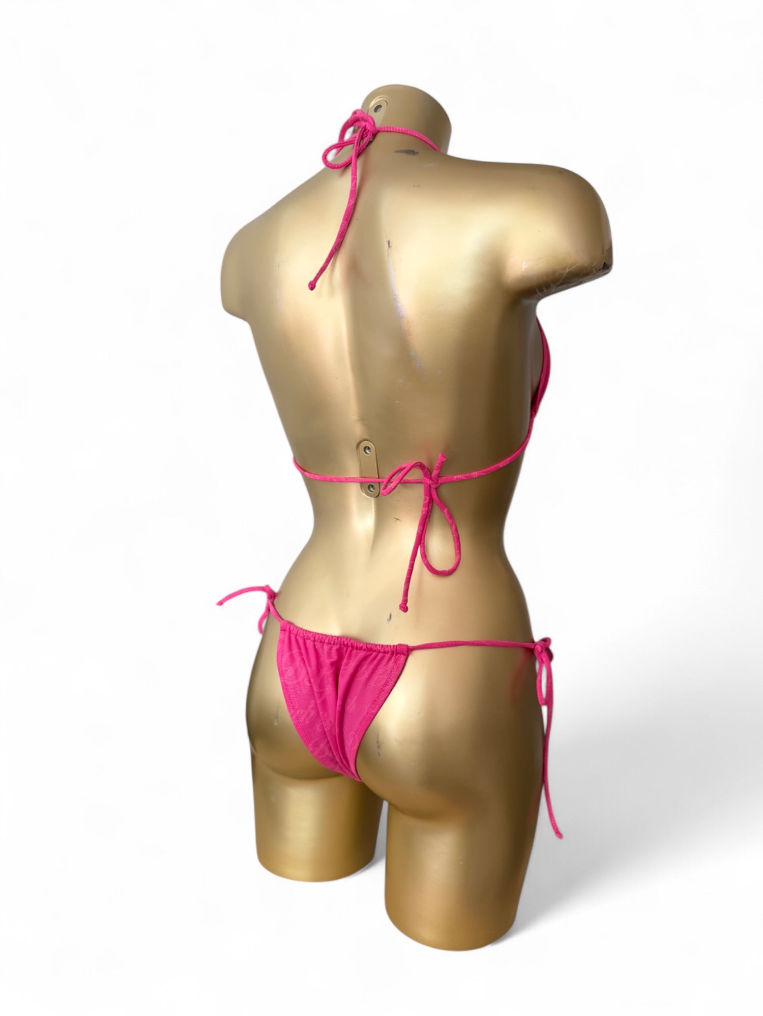 Pink glitters bikini set (S)