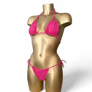 Pink glitters bikini set (S)