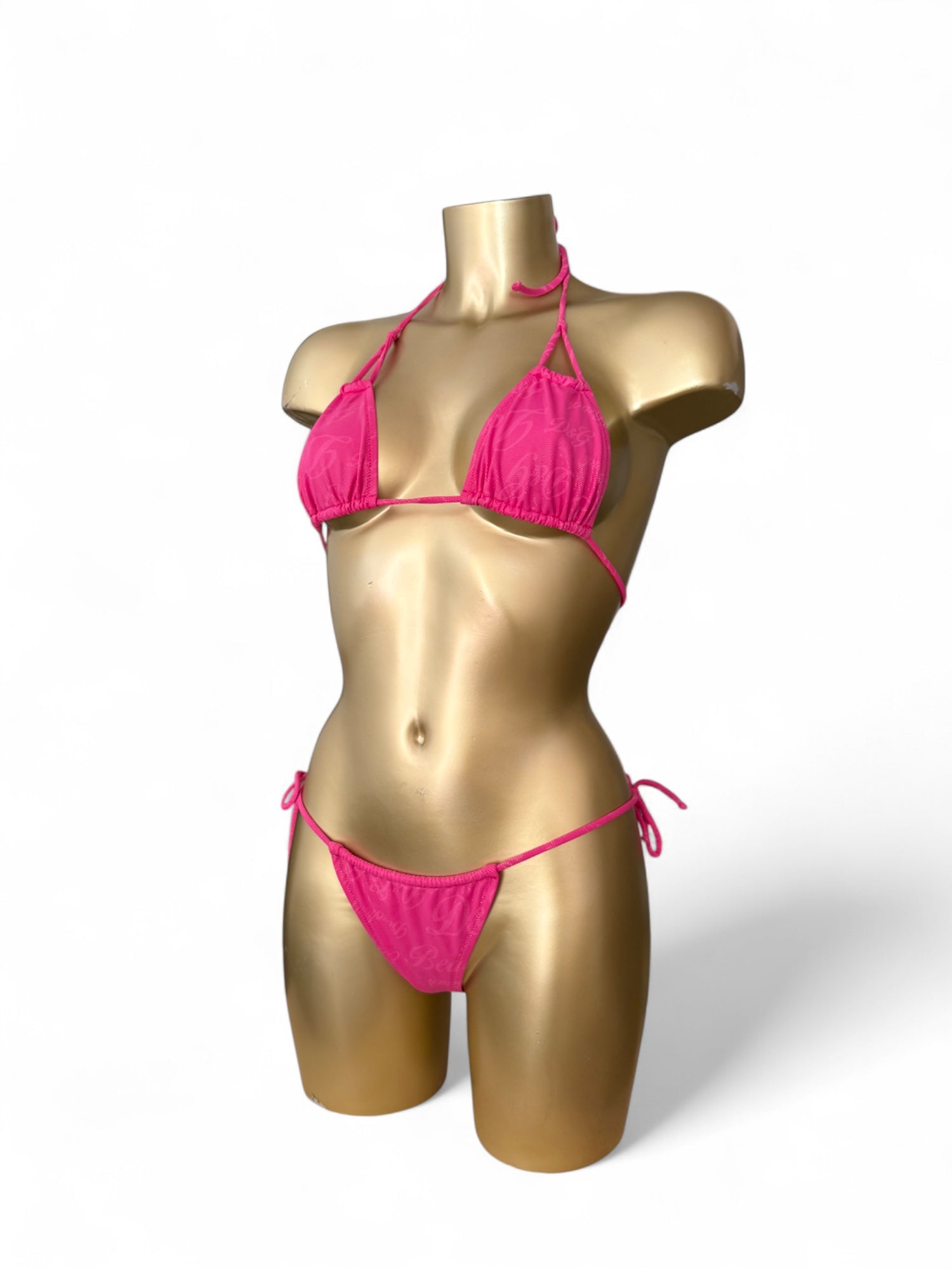 Pink glitters bikini set (S)
